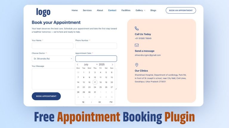 free appointment booking plugin for wordpress